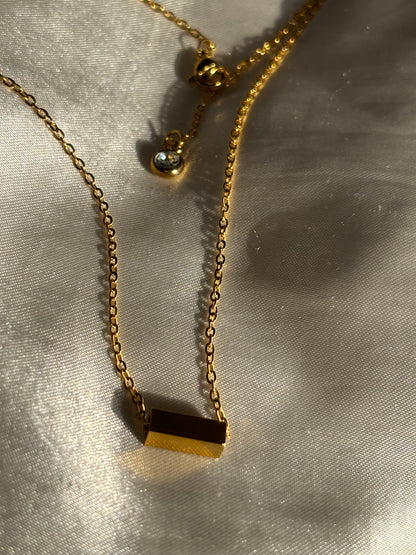 Gold-Bar Necklace